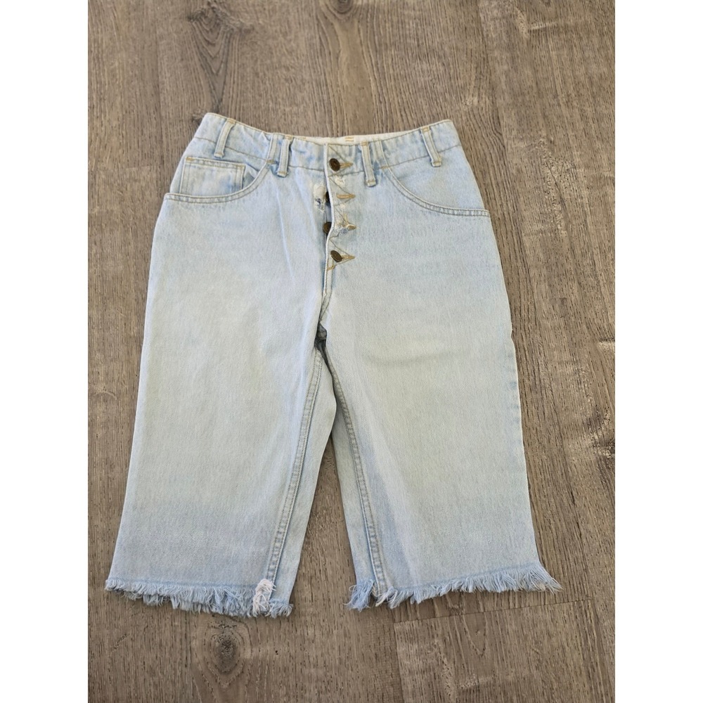 Guess Jeans Shorts Womens 25 Light Blue Good Vintage 90s Georges Marciano USA
